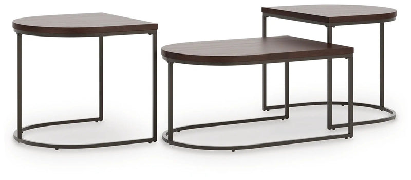 Vanmore - Occasional Table Set (Set of 3) - Dark Brown by Unique Piece Furniture