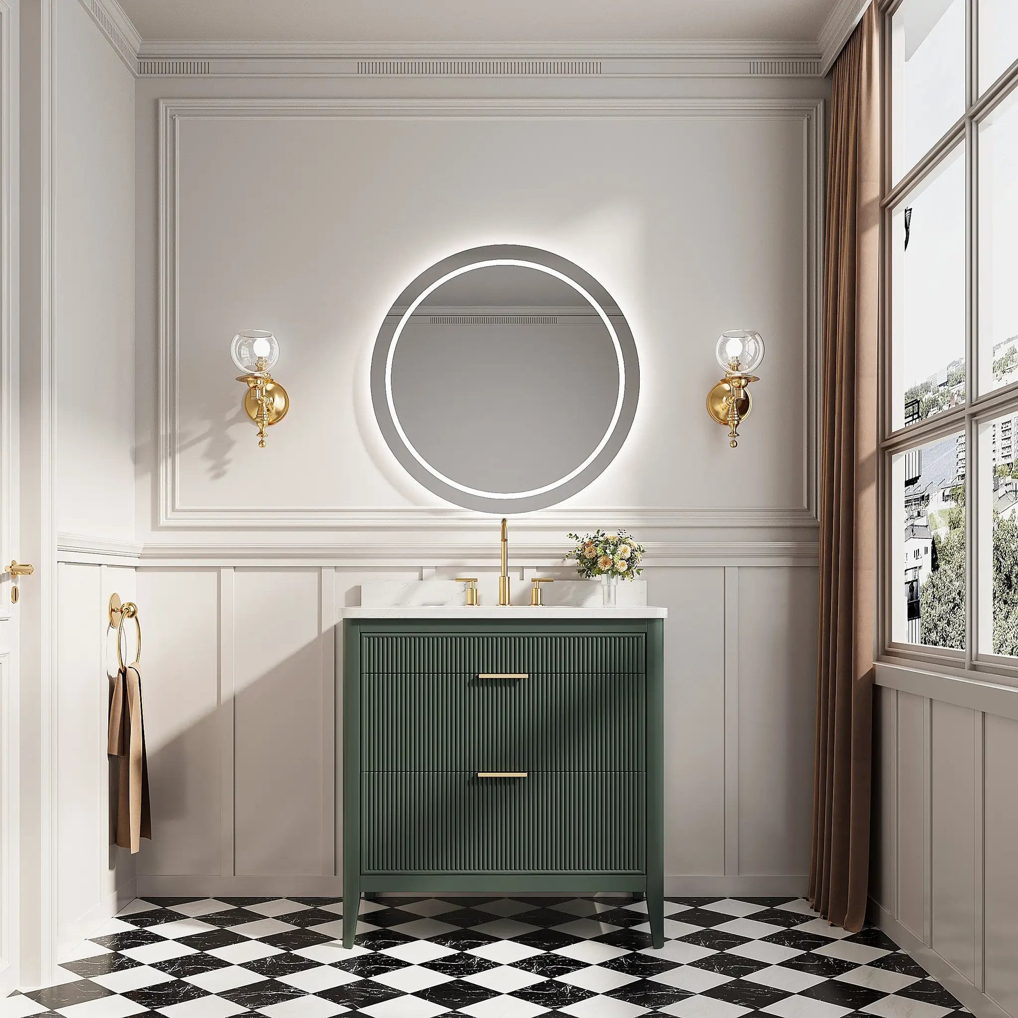 Fully Assembled 36'' Bathroom Vanity by HouseOfZazla