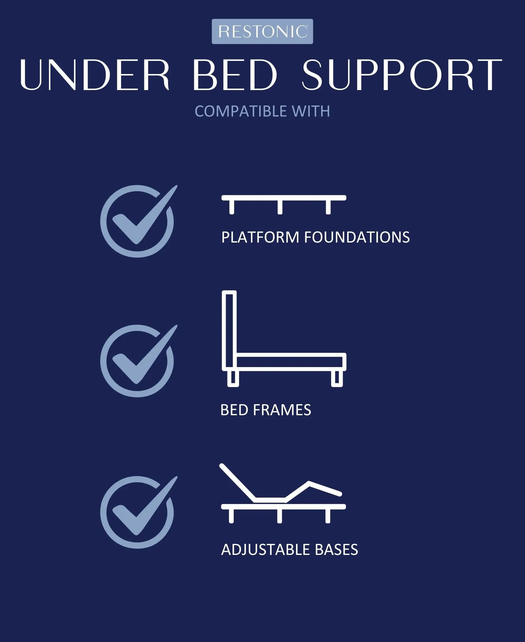 Restonic ComfortCare Hybrid Euro Top Plush King Mattress by HouseOfZazla
