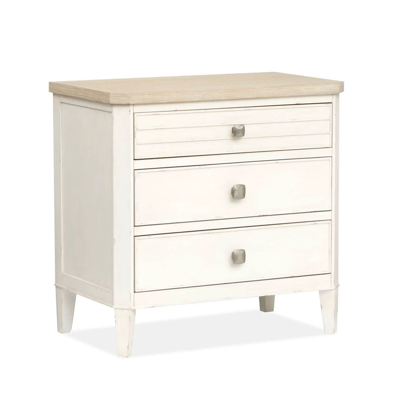 Echo Isles - Drawer Nightstand - Sea Pearl And Driftwood by Unique Piece Furniture