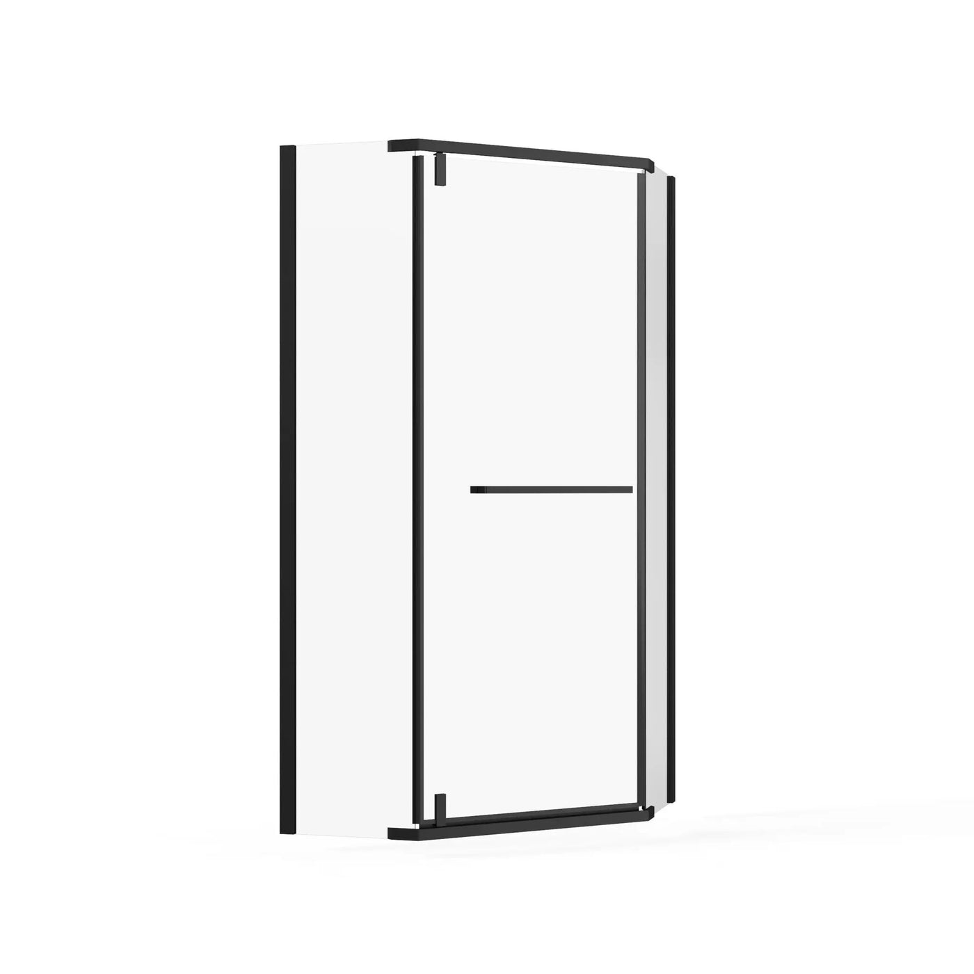 Durable Hardware Neo Angle Frameless Shower Door With Acrylic Base Combo by HouseOfZazla