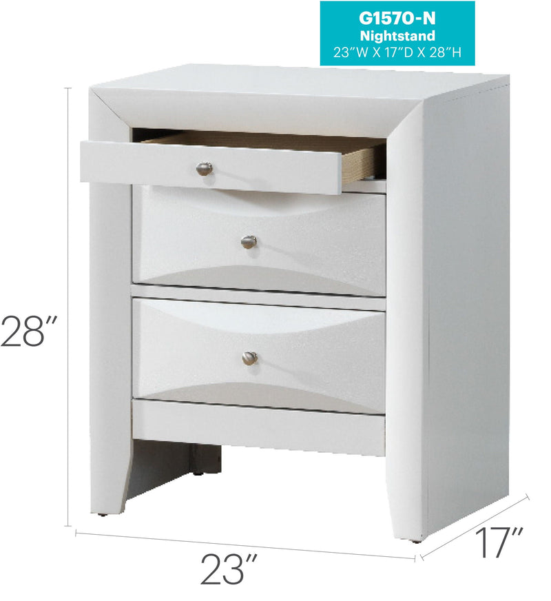 Modern Design Nightstand by Unique Piece Furniture
