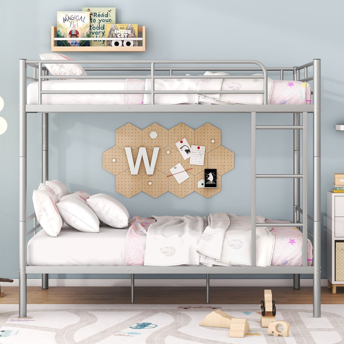 Steel Construction Bunk Bed with Convertible Design - Multiple Colors, photo 22 of 40