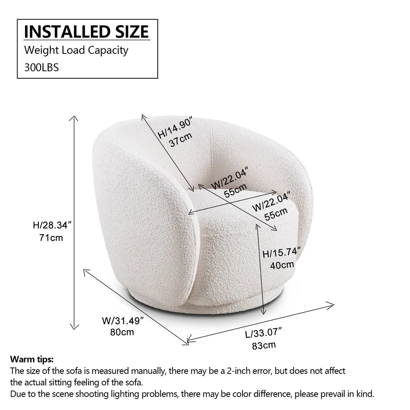 Swivel Accent Upholstered Barrel Chair by HouseOfZazla