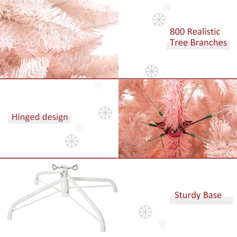 HOMCOM 6ft Unlit Spruce Artificial Christmas Tree by HouseOfZazla