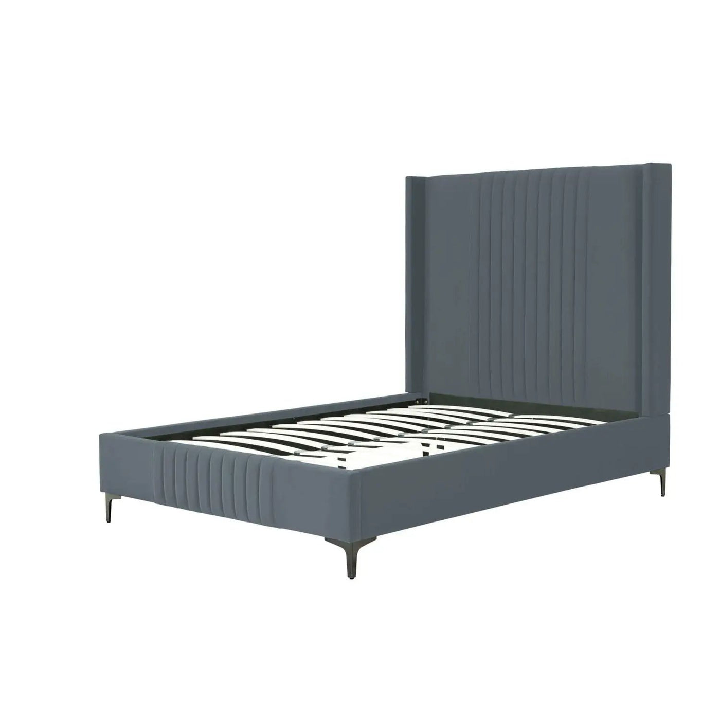 Promenade - Bed With Upholstered Headboard And Slats by HouseOfZazla