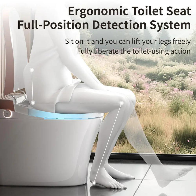 Smart Toilet Bidet with Auto Open Close by HouseOfZazla