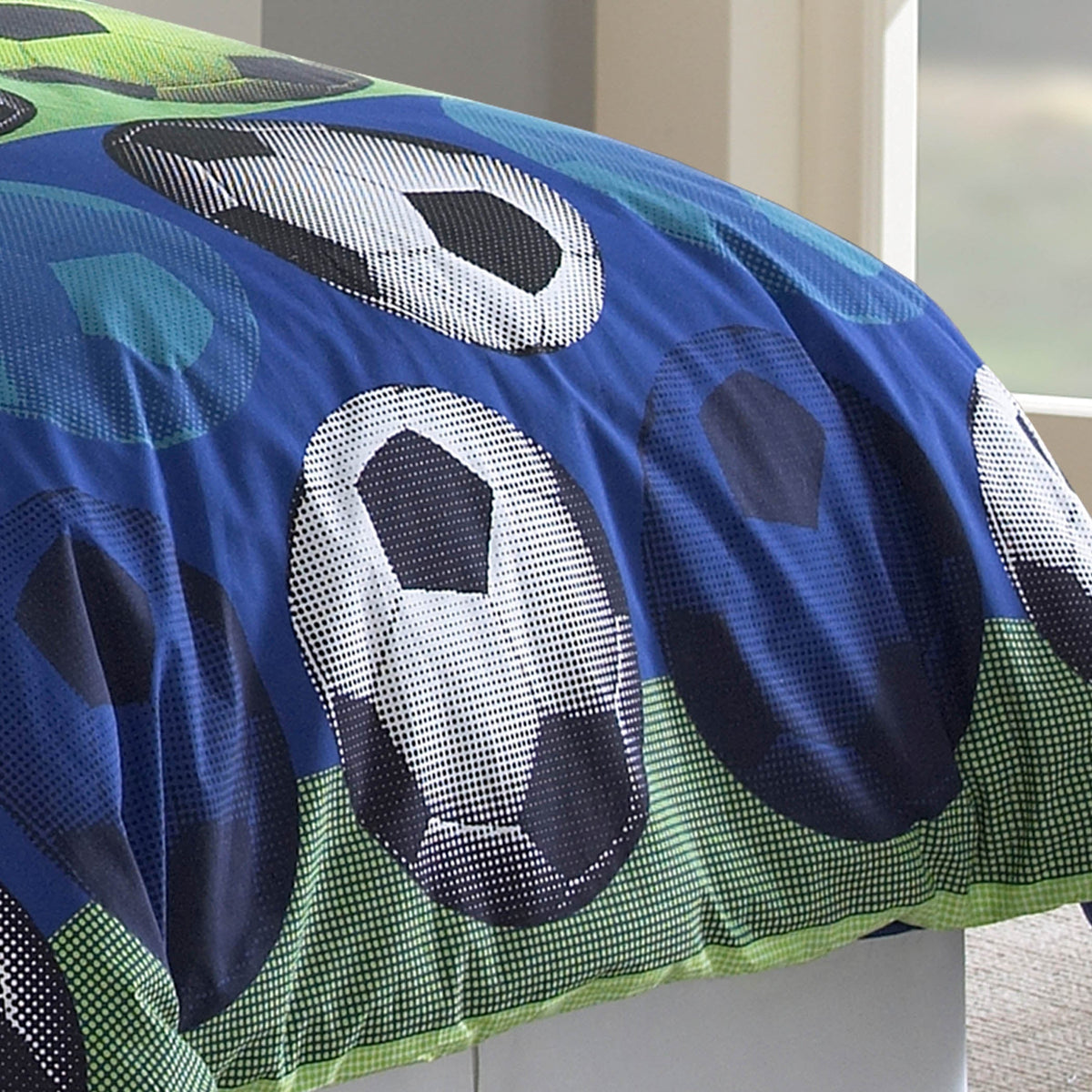 Soccer League 4Pc Full Comforter Set with Soccer Pillow - Multi, photo 3 of 5