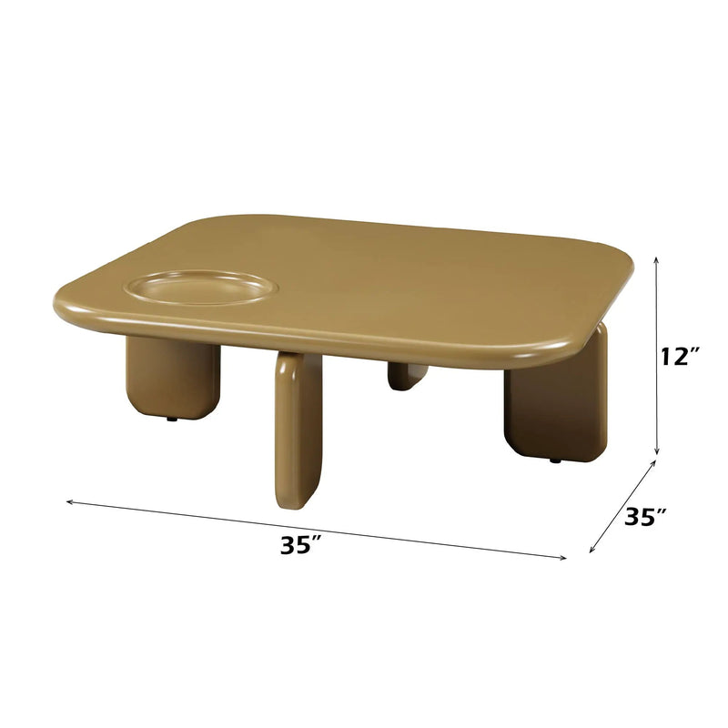 Joane - Coffee Table - Yellow Brown by HouseOfZazla