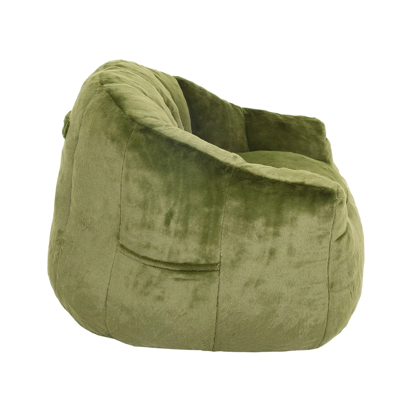 Beanbag Chair, Beanbag Sofa Chair With Armrests Stuffed High Density Foam by HouseOfZazla