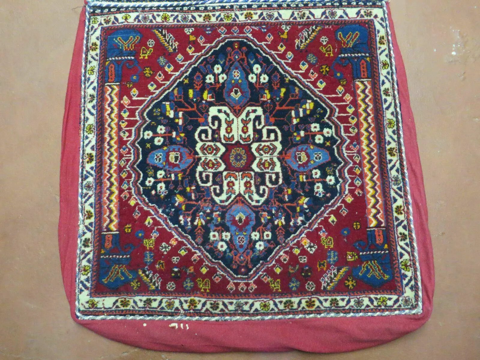 2'X 4' Antique Handmade Turkish Floral Oriental Wool Rug Pillow Case Cushion by Jewel Rugs