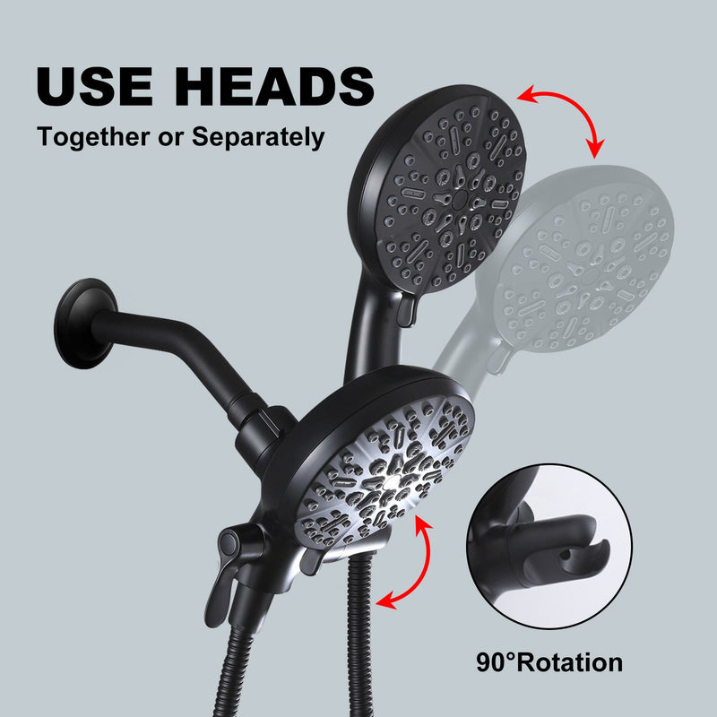 High Pressure 3-Way Rainfall Combo Showerhead by HouseOfZazla