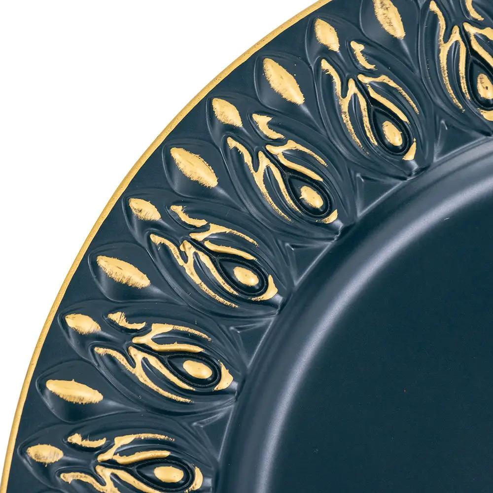 Elegant Plastic Charger Plate (Set of 8) by HouseOfZazla