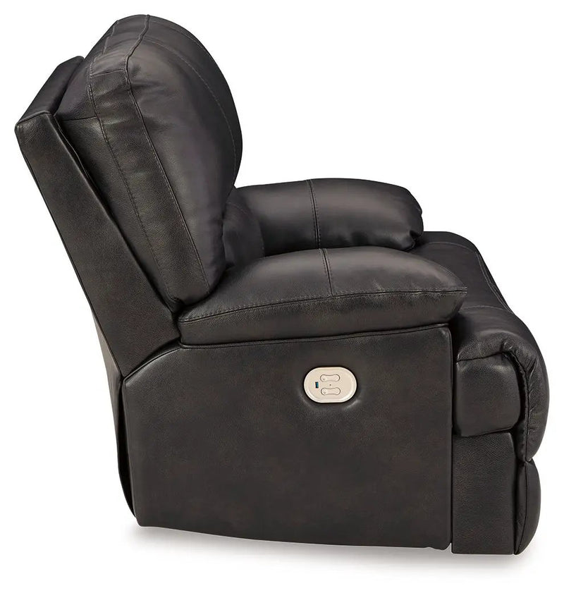 Mountainous - Power Recliner With Adj Headrest - Eclipse by Unique Piece Furniture