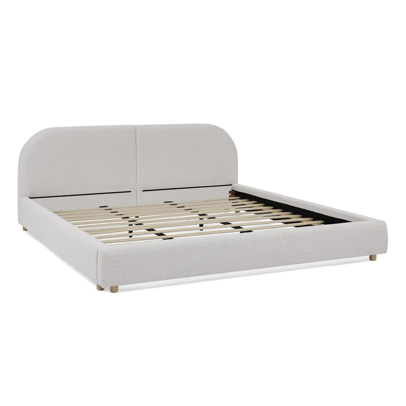 King Size Upholstered Bed Frame by HouseOfZazla