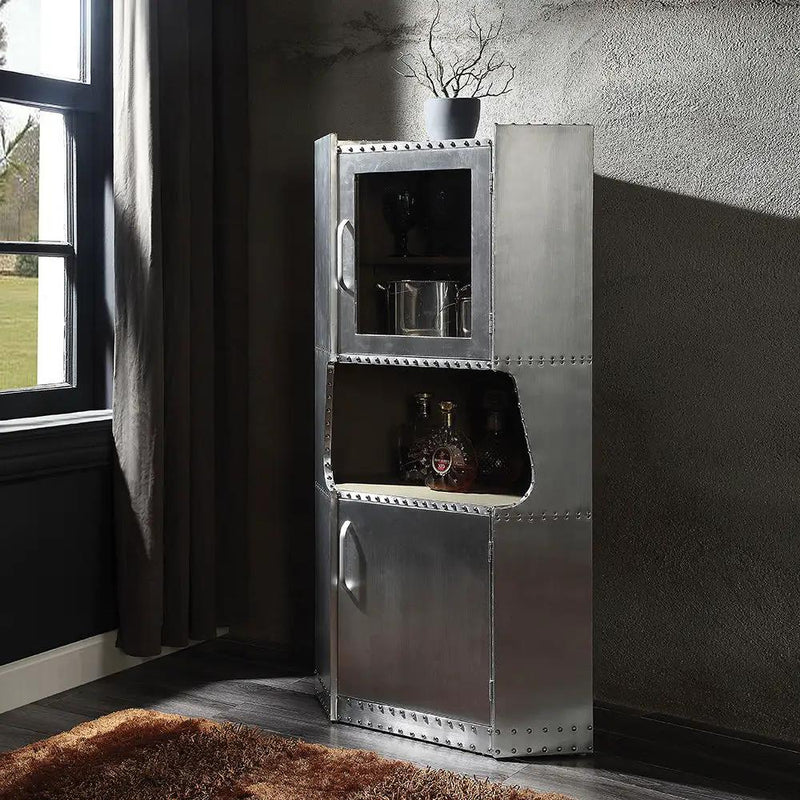 Brancaster - 57" Cabinet - Aluminum by Unique Piece Furniture