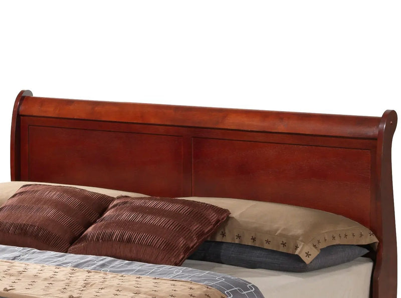 Upholstered Panel Sleigh Bed Design by Unique Piece Furniture