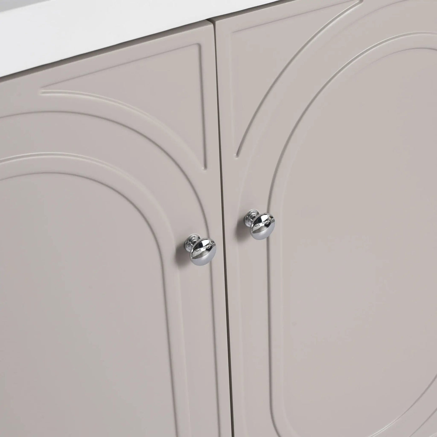 Modern Freestanding Bathroom Vanity With Soft Close Cabinet Doors by HouseOfZazla