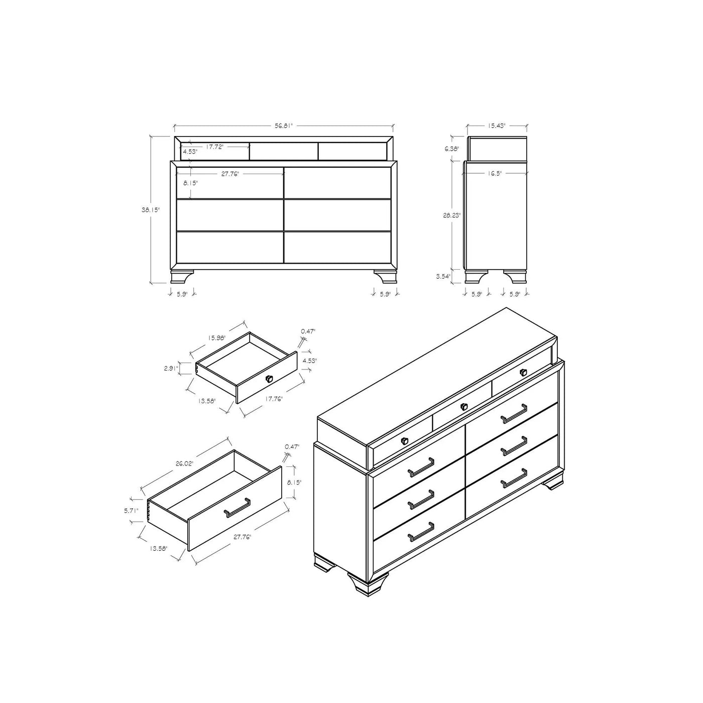 Civic - Dresser by HouseOfZazla