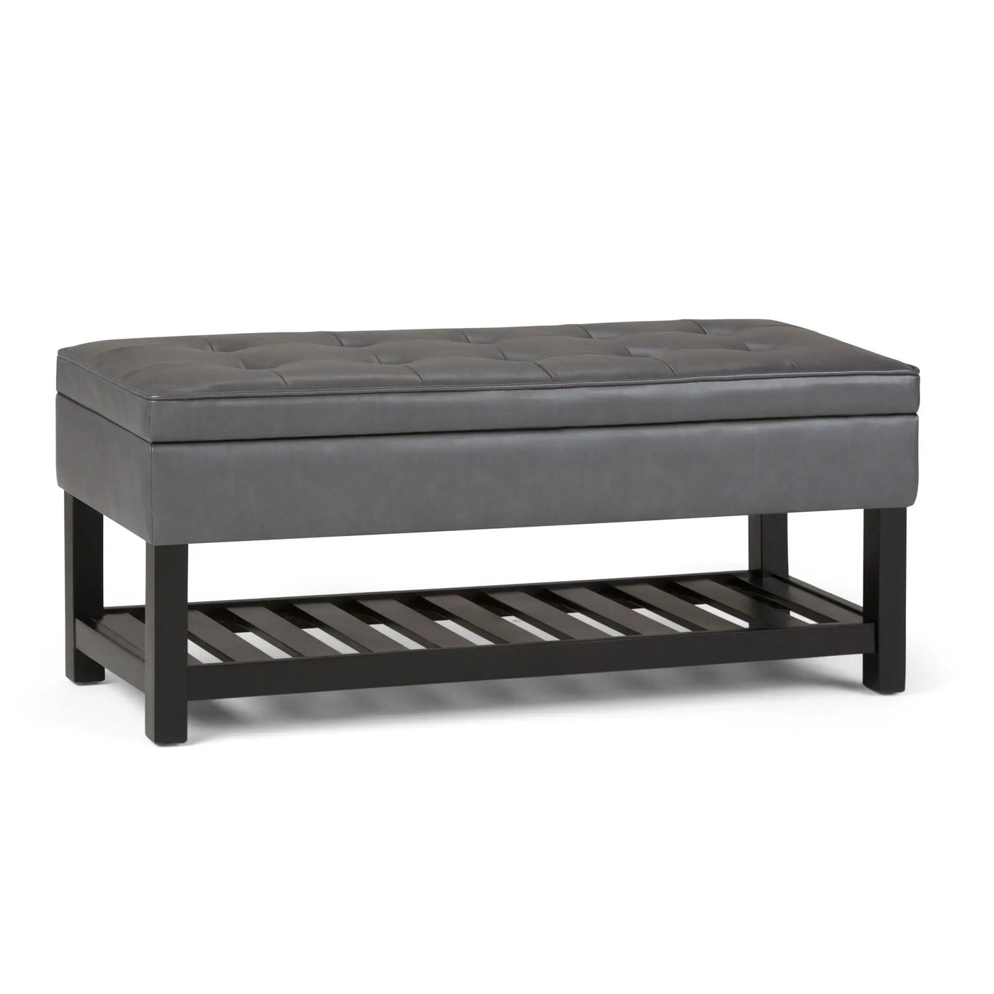 Cosmopolitan - Storage Ottoman Bench With Open Bottom by HouseOfZazla