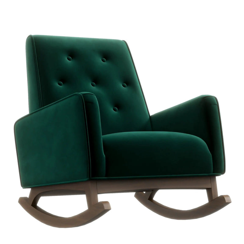 Demetrius - Solid Wood Rocking Chair by HouseOfZazla