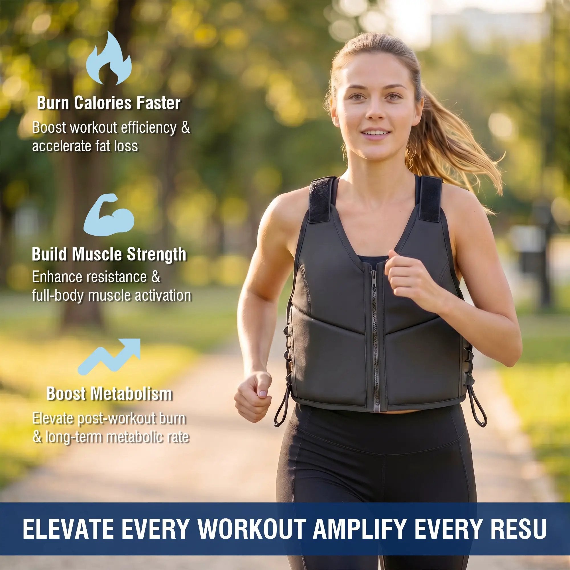 10LBS Adjustable Weighted Vest for Women by HouseOfZazla