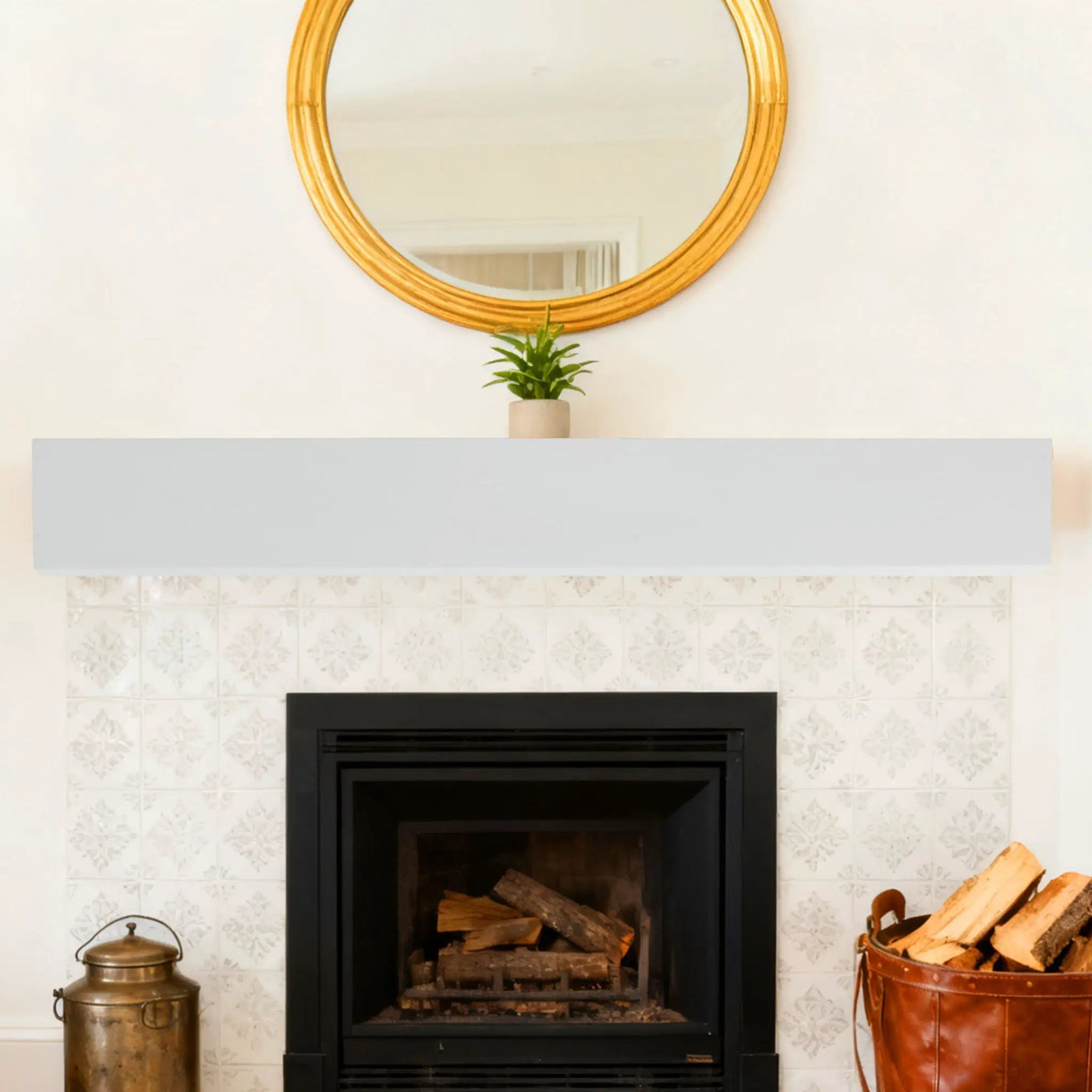 Fireplace Mantel Floating Shelf For Home Decor by HouseOfZazla