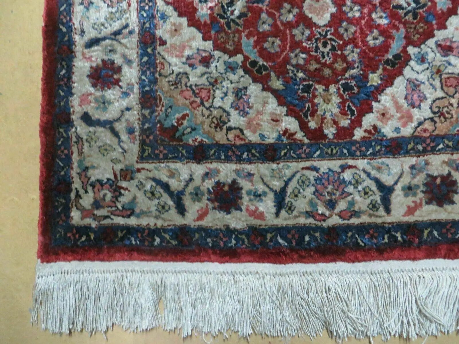 2' X 3' Handmade Chinese Floral Oriental Silk Rug Carpet Nice Red by Jewel Rugs