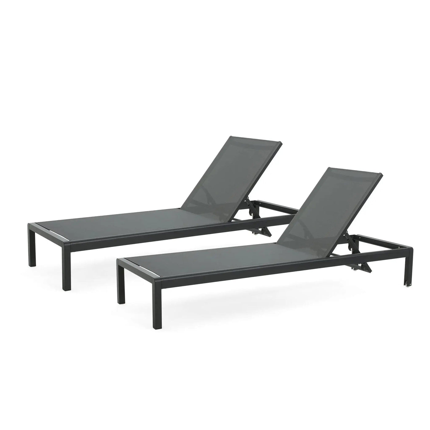 Outdoor Patio Chaise Lounge with 5 Reclining Positions by HouseOfZazla