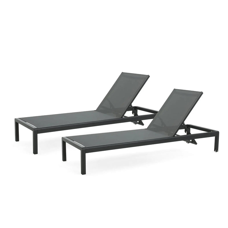 Outdoor Patio Chaise Lounge with 5 Reclining Positions by HouseOfZazla