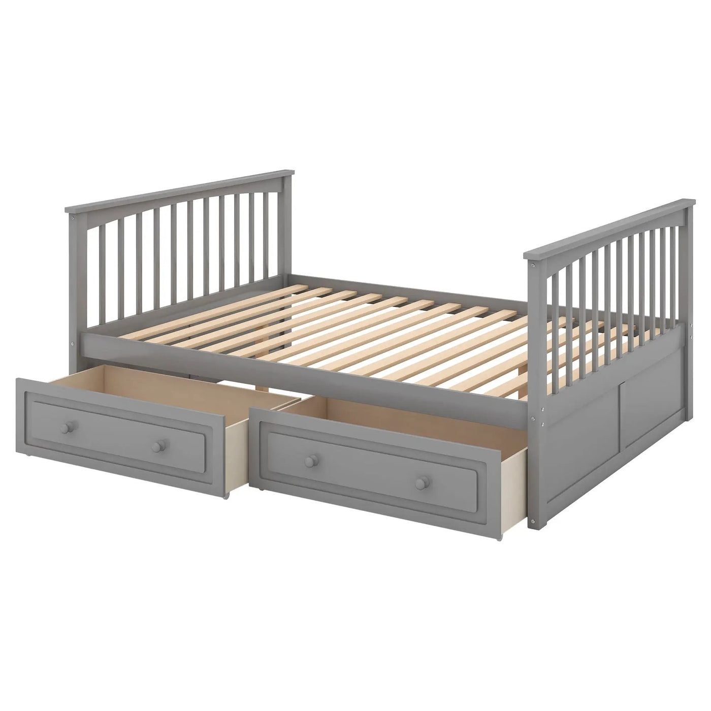 Bunk Bed With Drawers, Convertible Design by HouseOfZazla