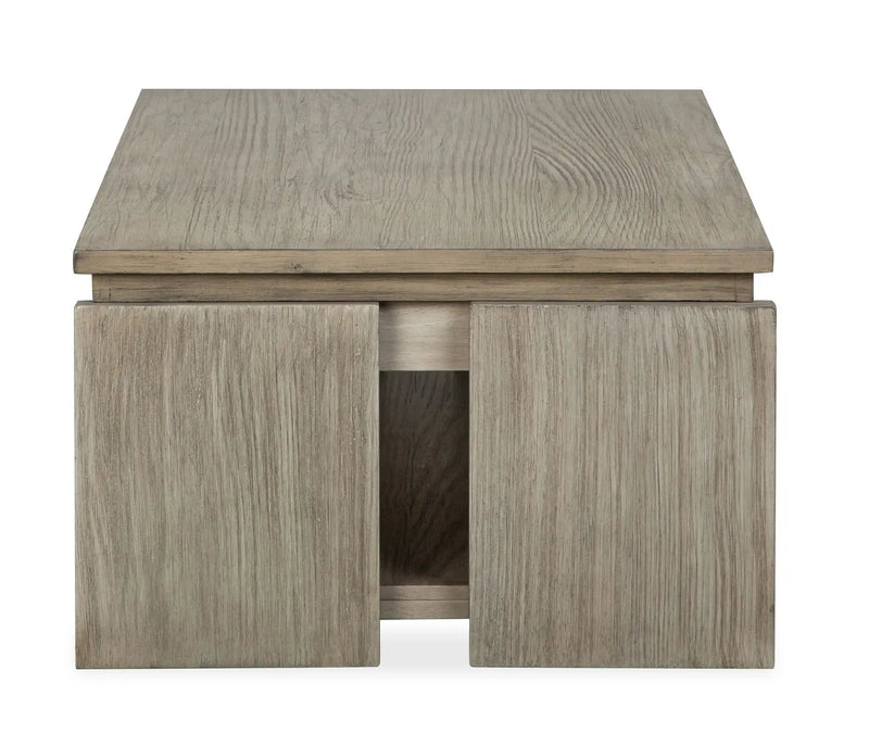 Conrad - Rectangular Lift Top Storage Cocktail Table With Casters - Stone Harbor Gray by Unique Piece Furniture