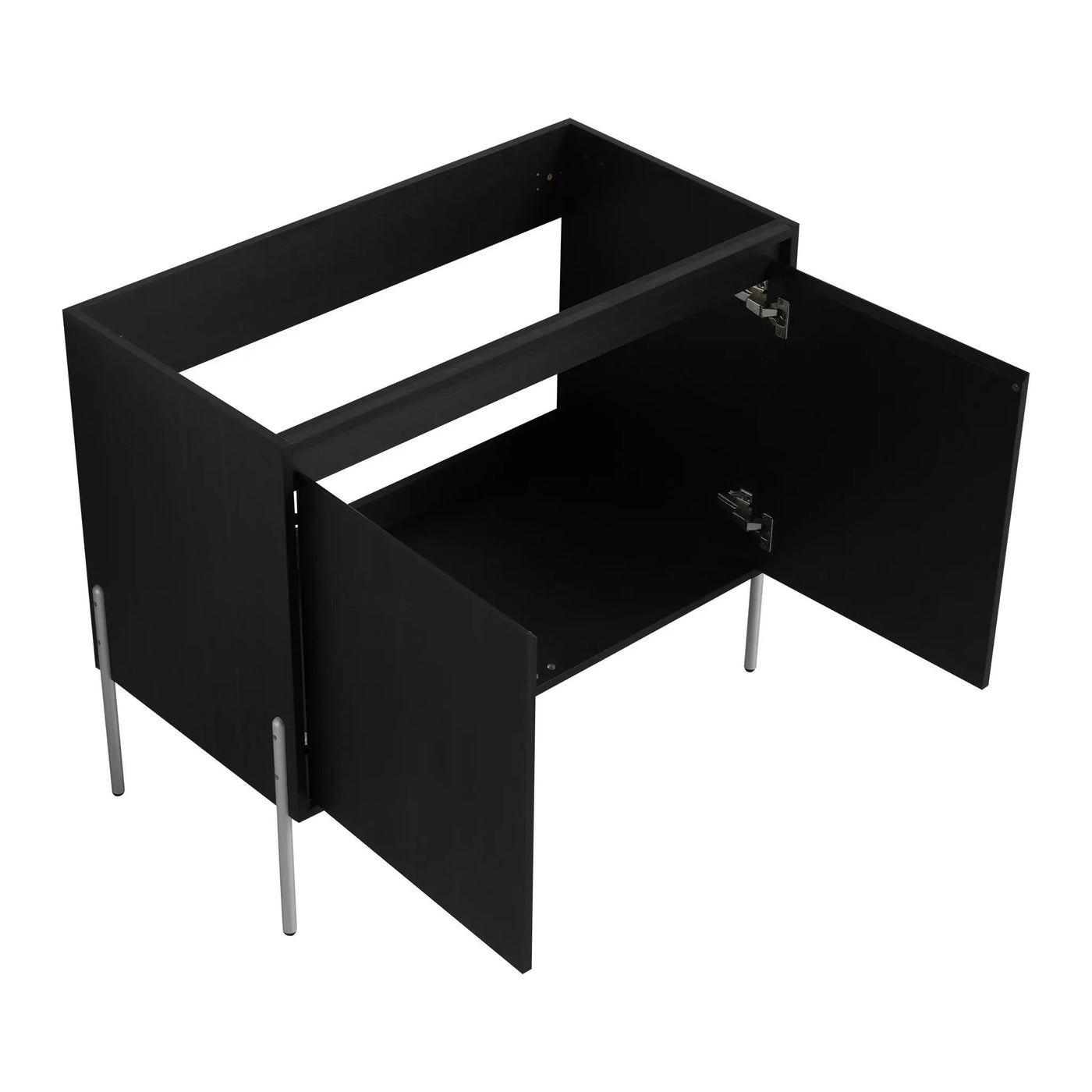 Freestanding Bathroom Vanity With Resin Sink And Storage Cabinet by HouseOfZazla