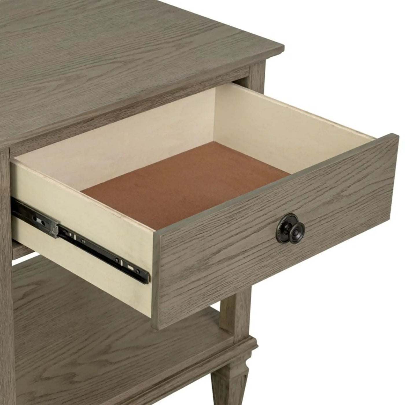 Victoria - Bedside Table With Drawer And Shelf by HouseOfZazla