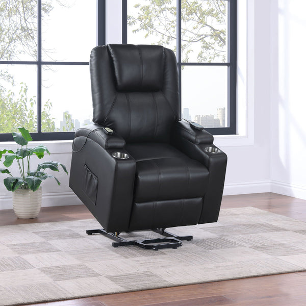 Armstrong Upholstered Power Lift Massage Recliner Espresso, photo 2 of 7
