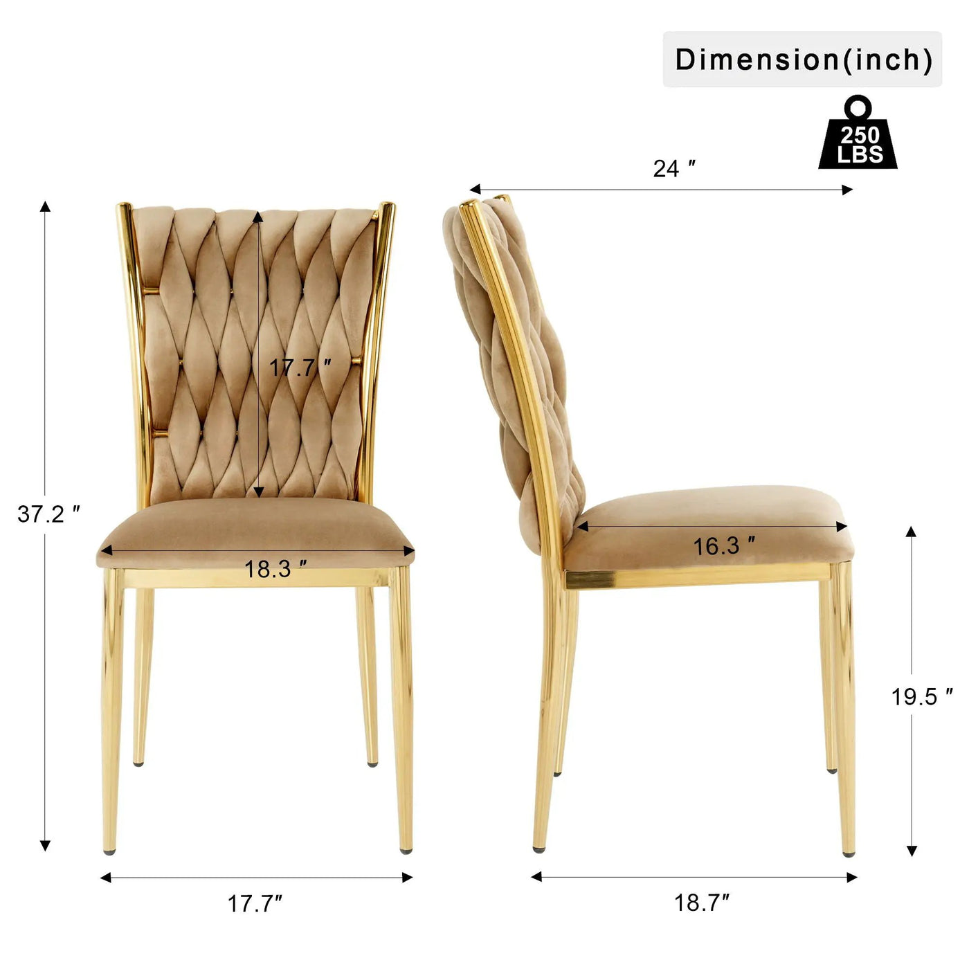 Modern Dining Chair For Dining Room by HouseOfZazla