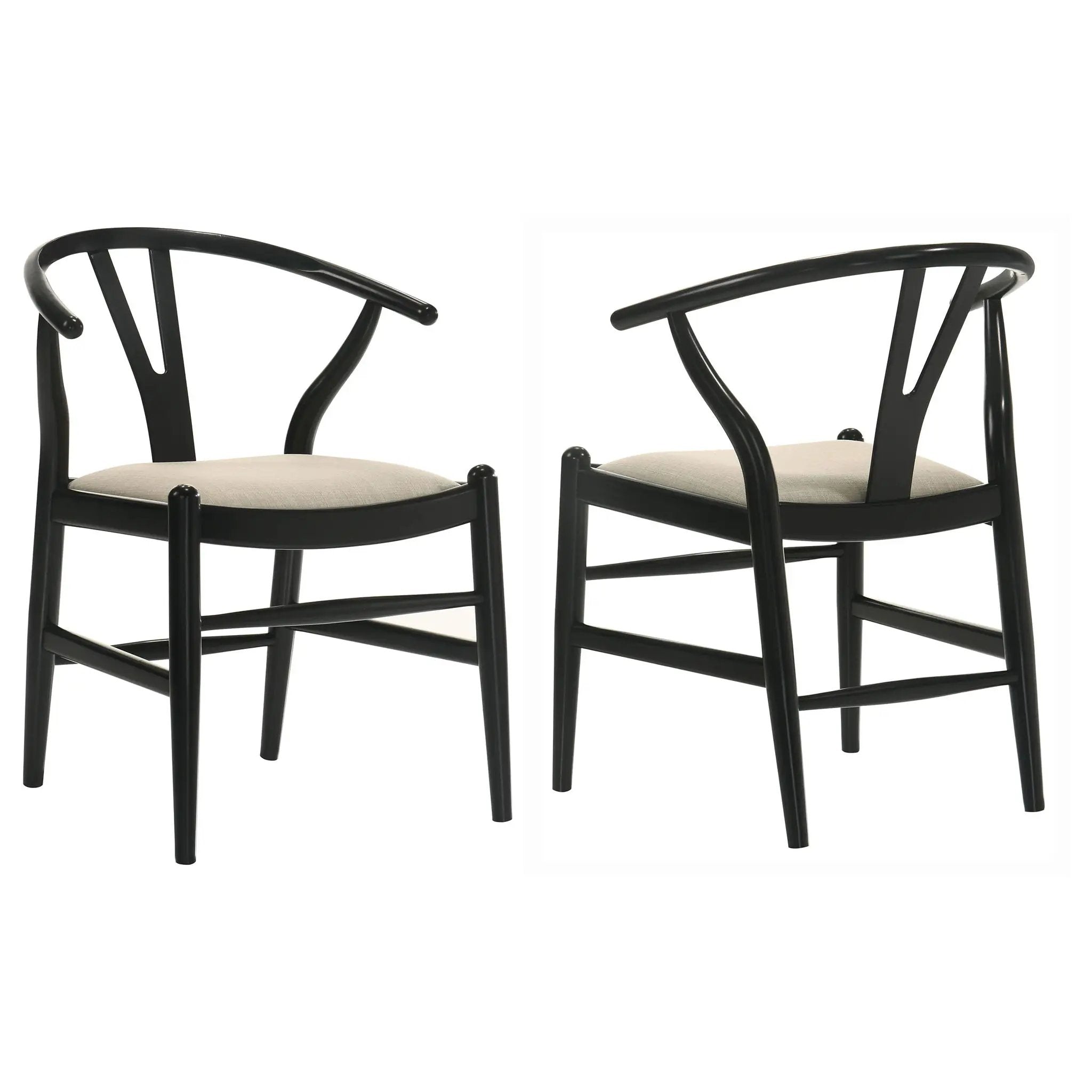 Camerota - Dining Side Chair (Set of 2) - Black by HouseOfZazla