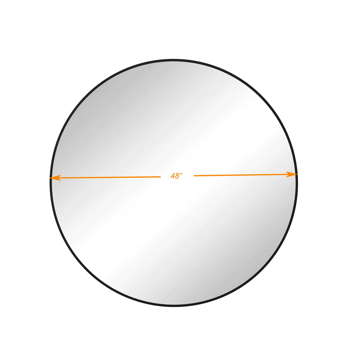 Metal Framed Circular Wall Mirror with Modern Design - Black or Gold, photo 16 of 40
