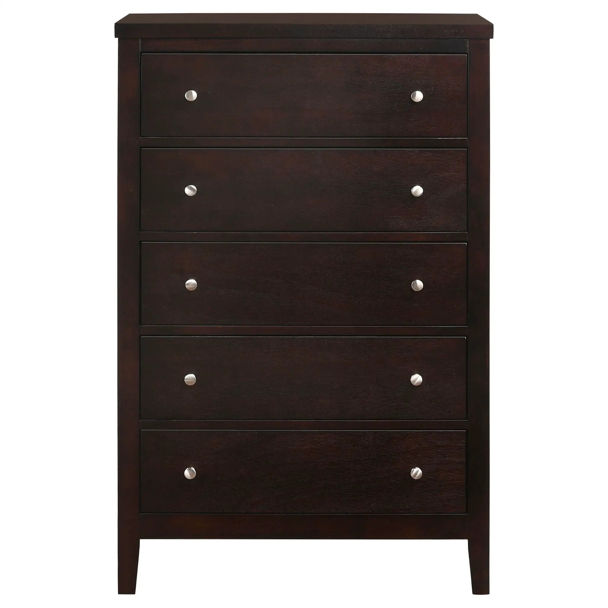 Carlton 5-drawer Bedroom Chest Cappuccino by Unique Piece Furniture