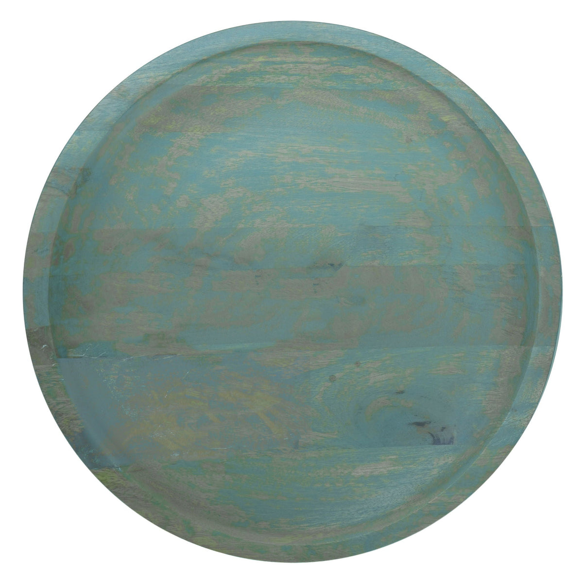 Handcrafted Wooden Accent Table with Sculptural Design - Multiple Colors, photo 10 of 32