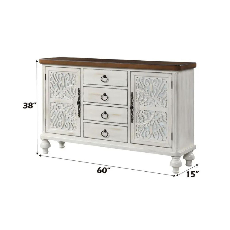 Vermont - Console Cabinet - Antique White by Unique Piece Furniture
