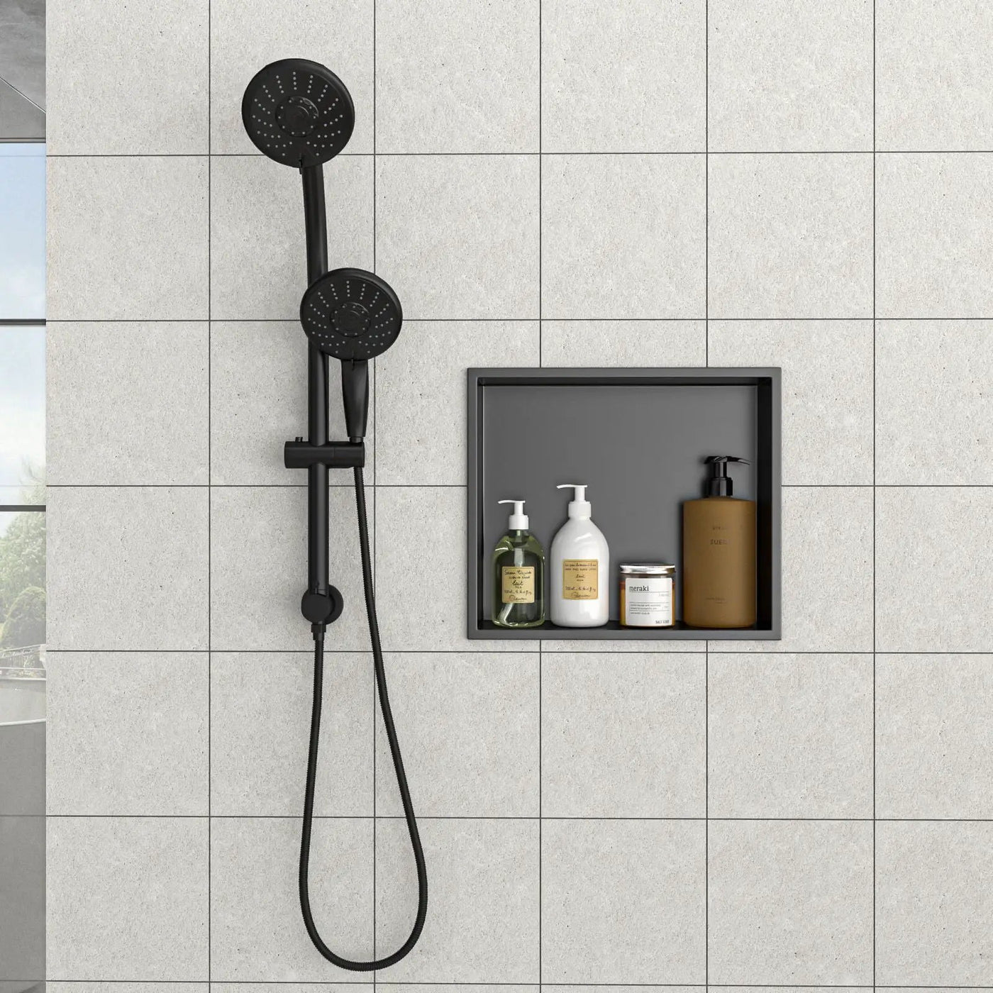 Stainless Steel Shower Niche With Seamless Design For Bathroom Storage by HouseOfZazla