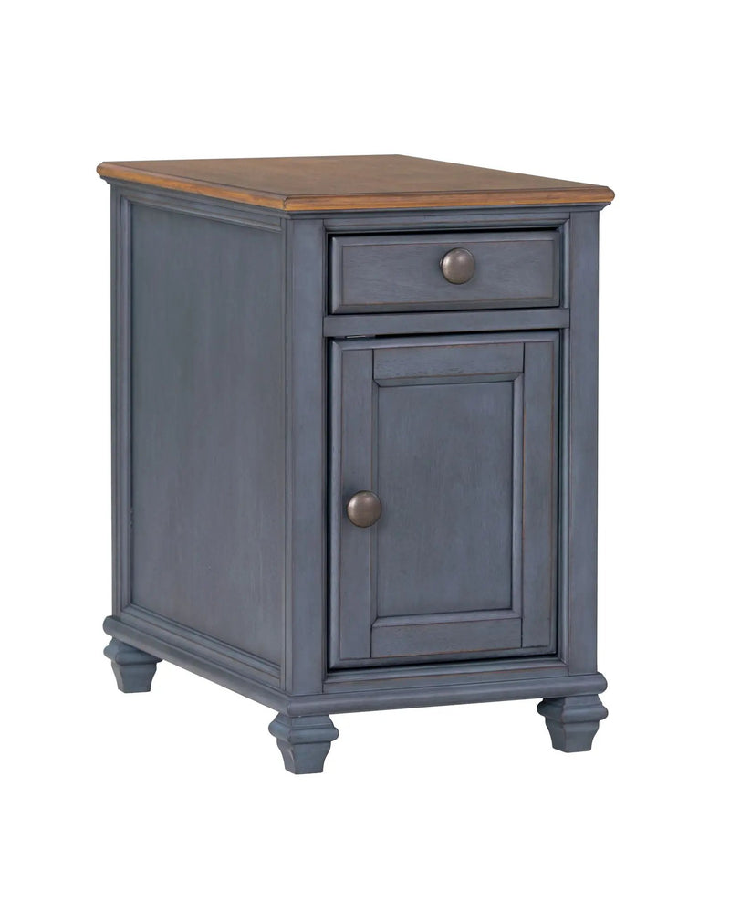 Americana - Chairside Table - Blue by HouseOfZazla