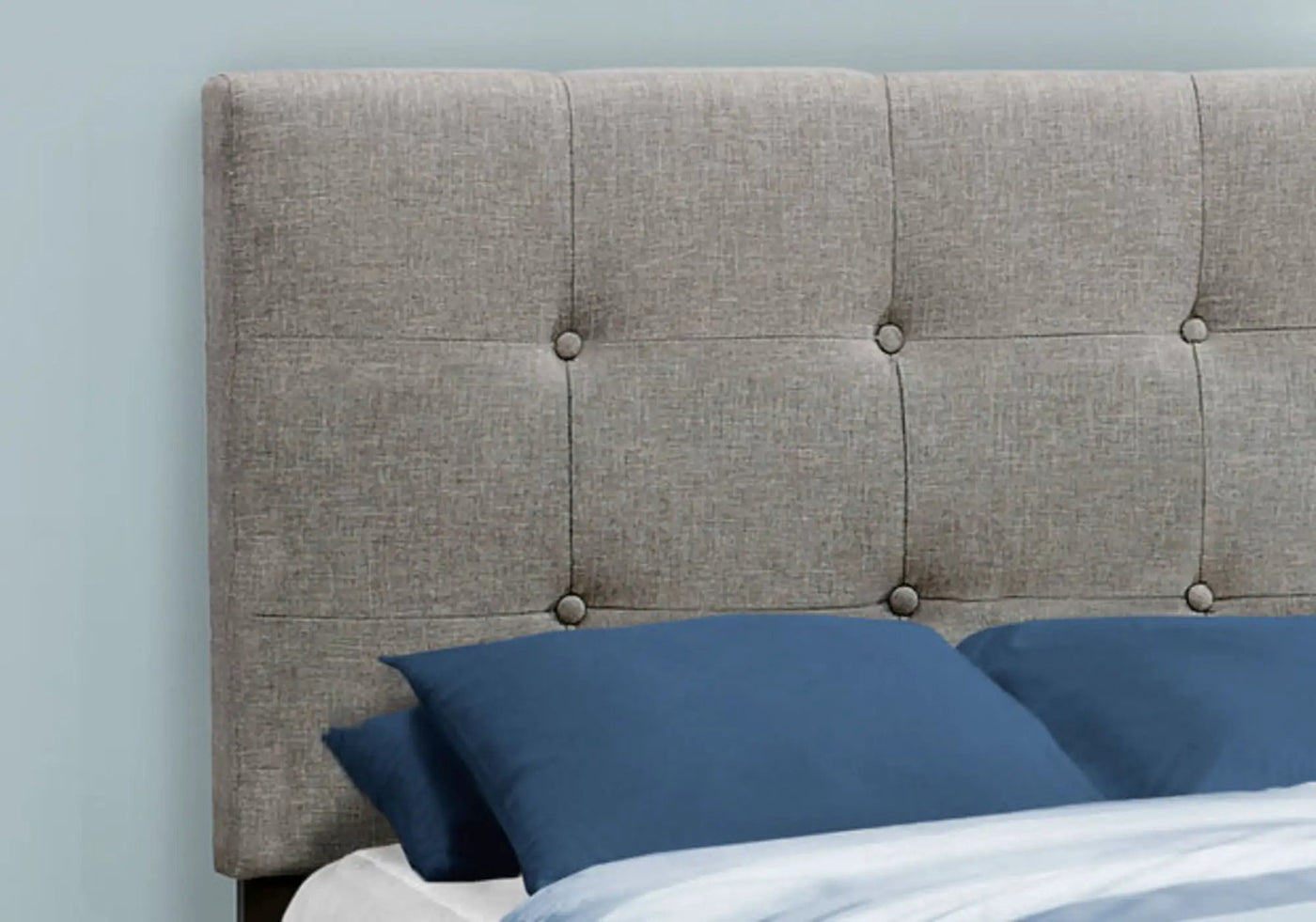 Transitional Upholstered Bed Frame by HouseOfZazla