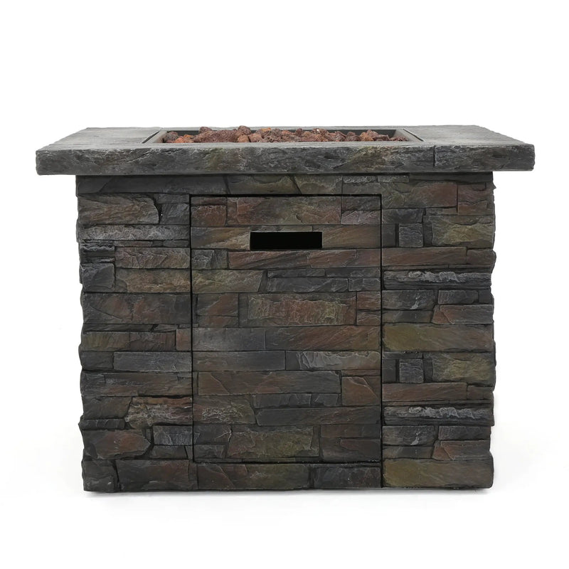 33' SQUARE MGO FIRE PIT - 40000 BTU. by HouseOfZazla