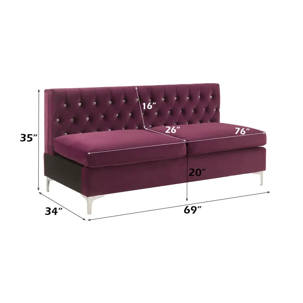 Jaszira - Modular - Armless Sofa by Unique Piece Furniture