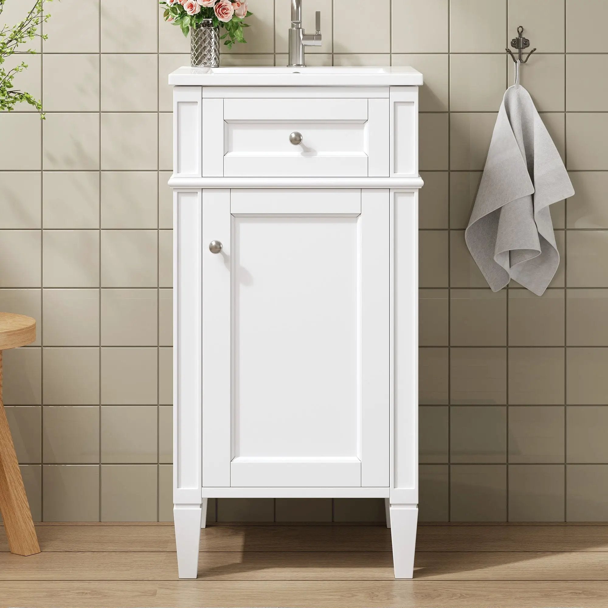 French Style Bathroom Vanity With Sink by Unique Piece Furniture