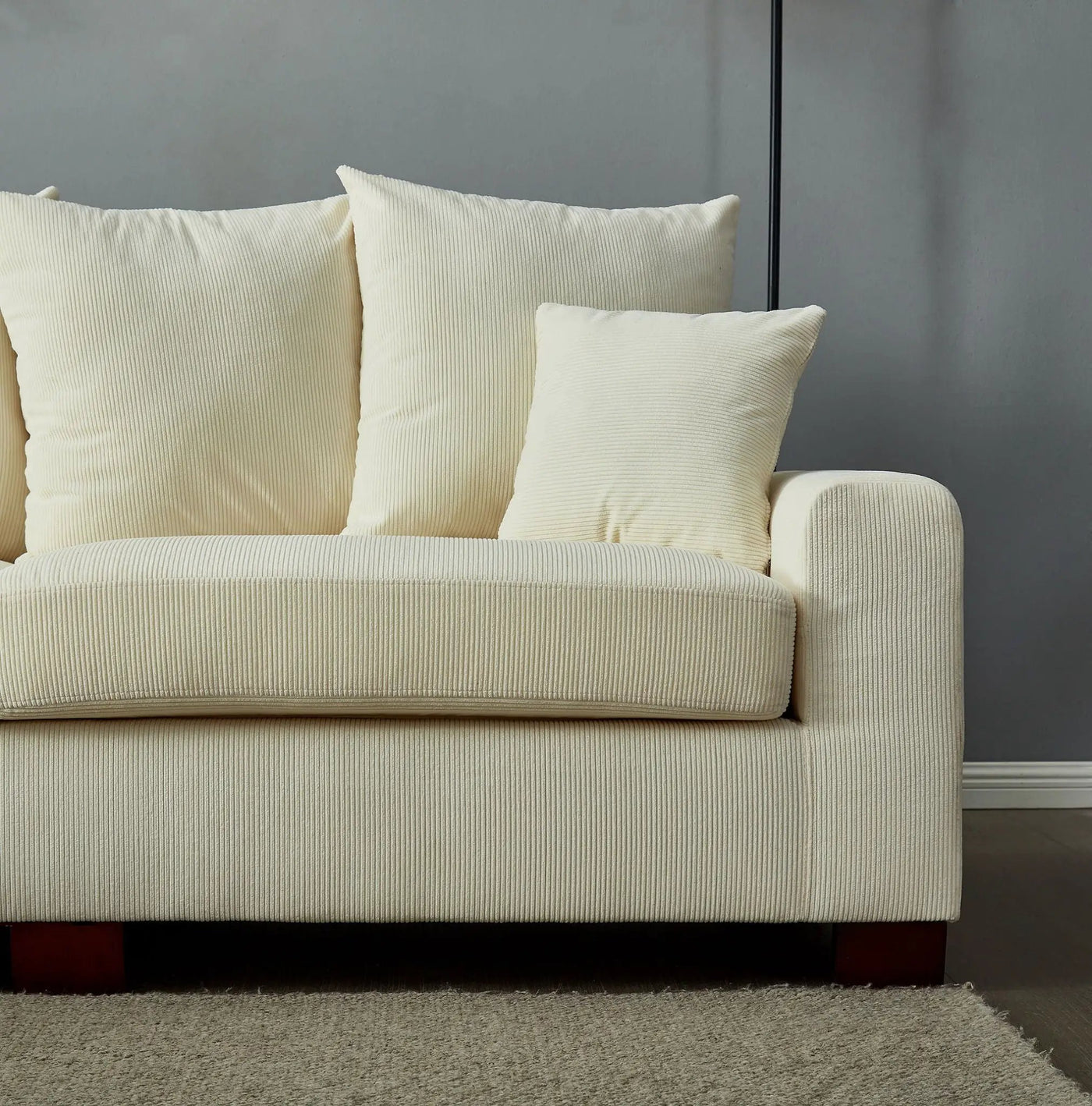 5 Seater Oversized Convertible L & U Shaped Couch by HouseOfZazla