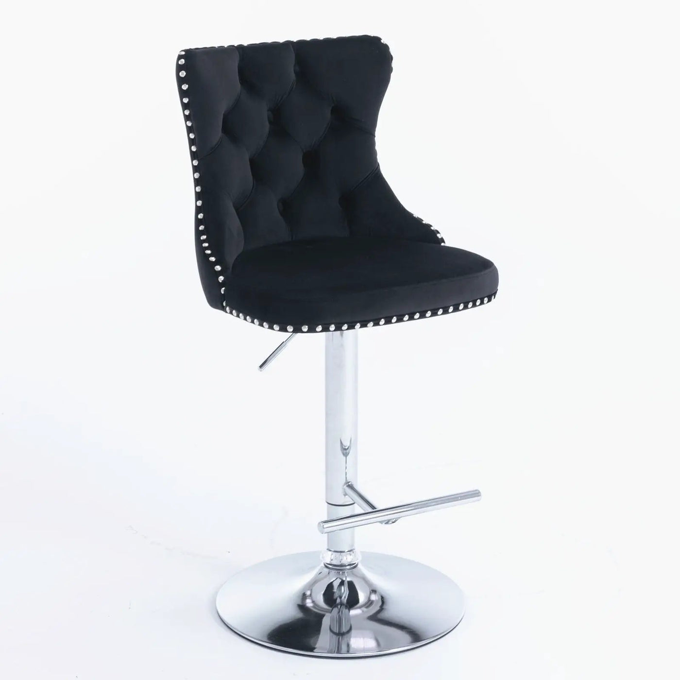 Swivel Adjustable Height Barstools Set of 2 by HouseOfZazla