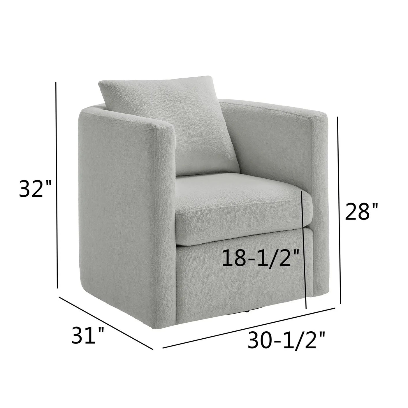 Sutton - Swivel Barrel Chair by HouseOfZazla